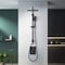 Kibi Cube Pressure Balanced 2-Function Shower Column with Rough In Valve - Matte Black KSC404MB - alternate 7